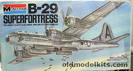 Monogram 1/48 B-29 Superfortress With Diorama Instructions - Enola Gay / Bocks Car / Thumper, 5700 plastic model kit